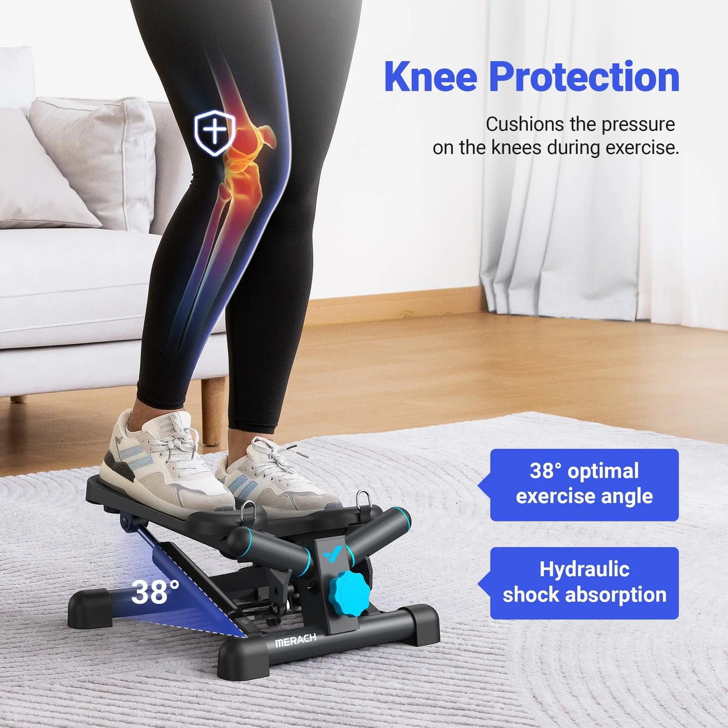 Stair Stepper with Resistance Band