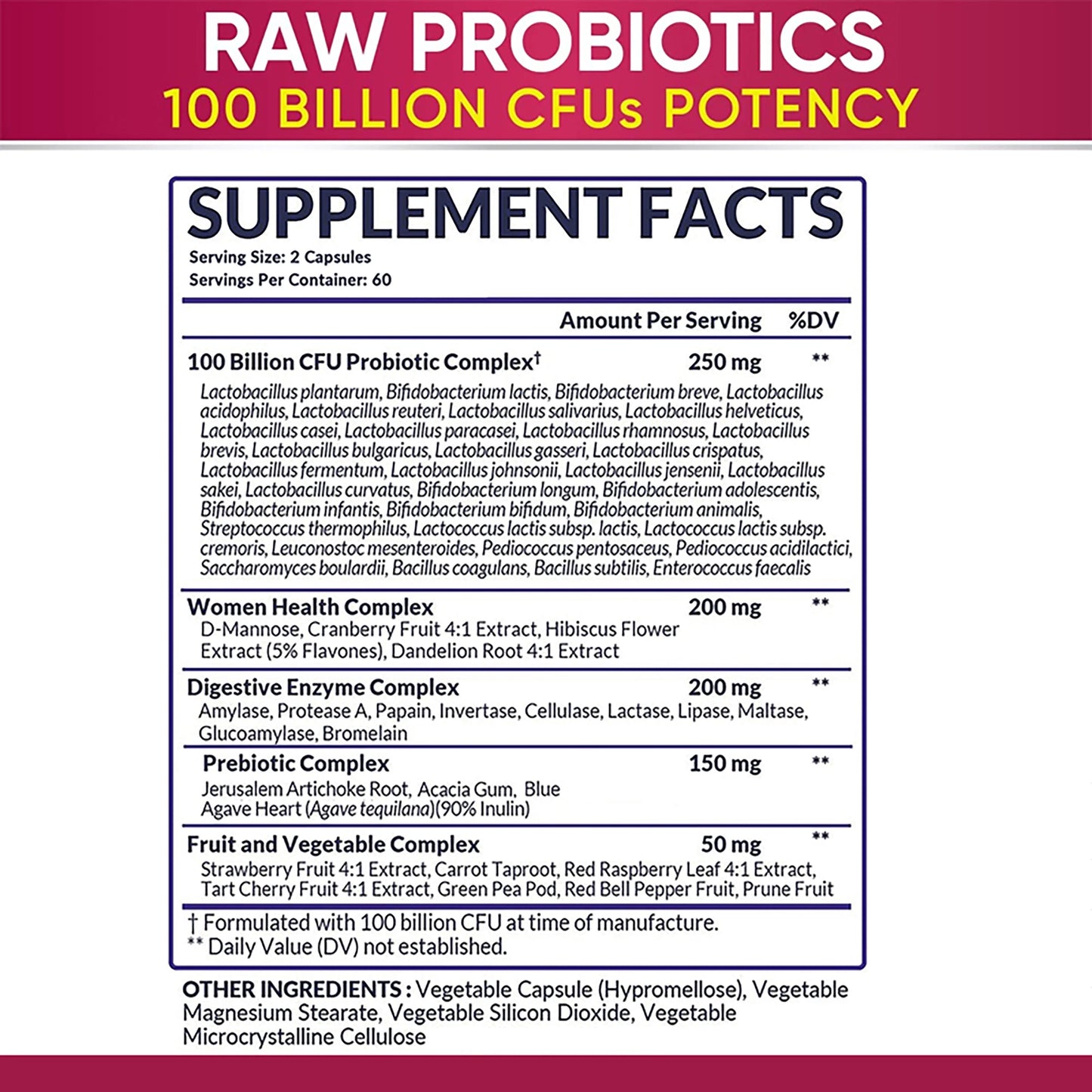 Raw Probiotics for Women