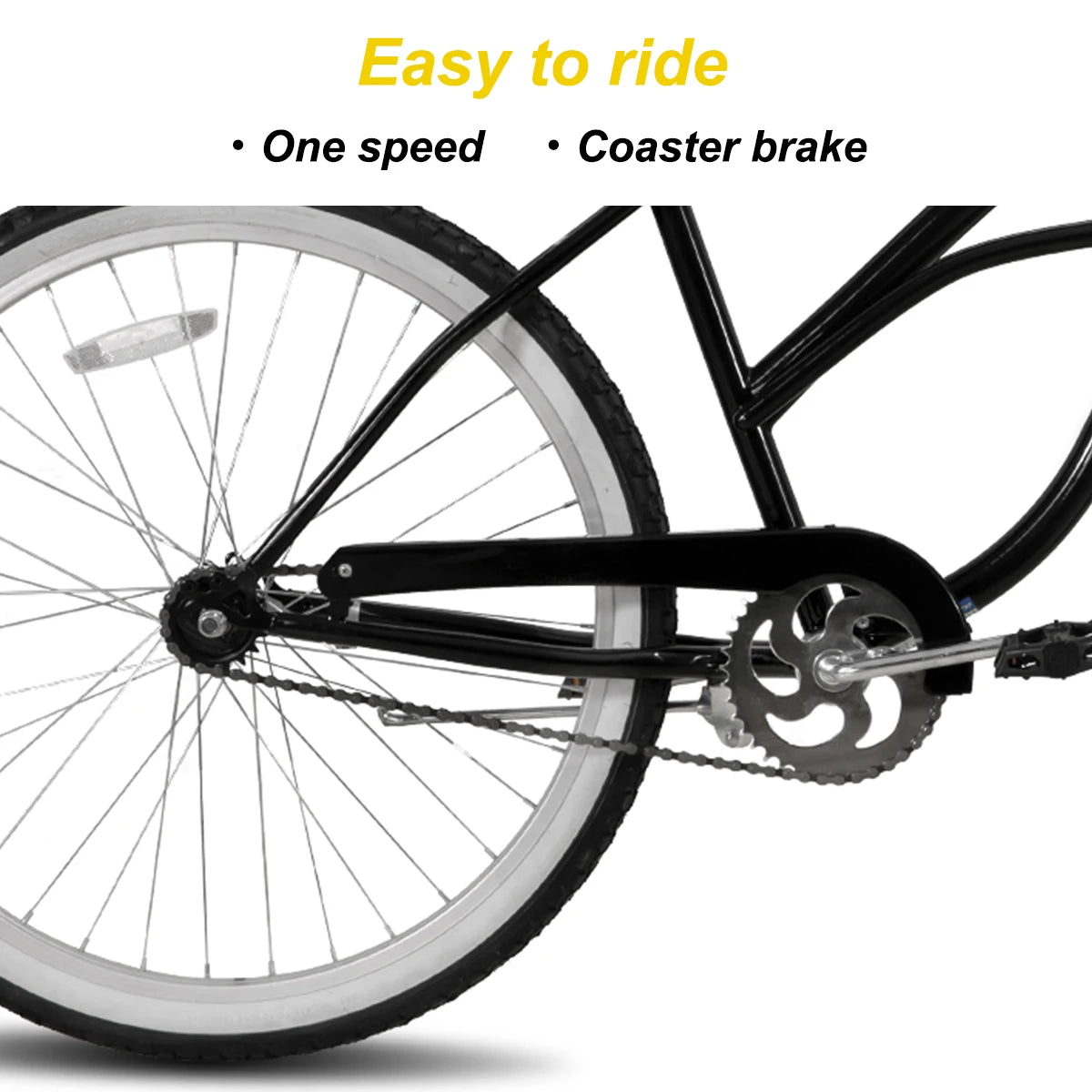 26 In. Beach Cruiser Bike