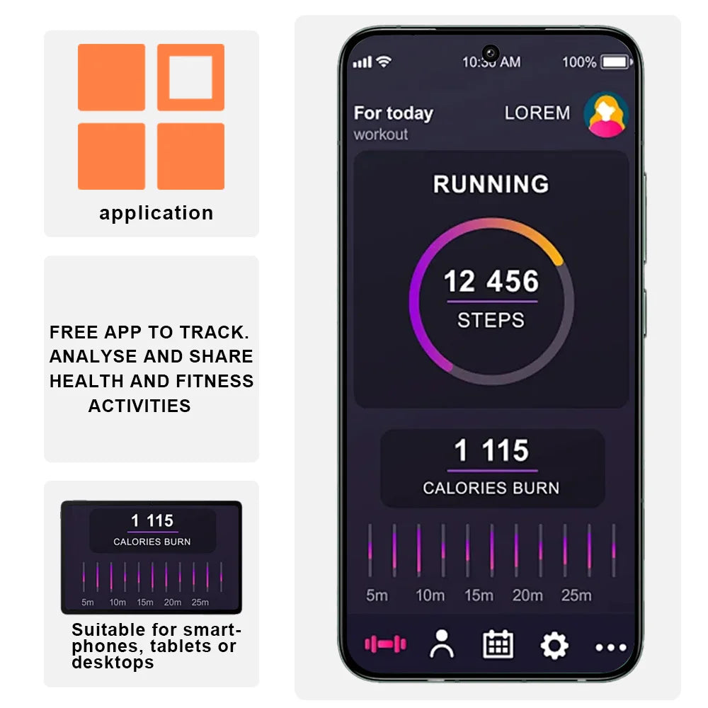 Smart Watch Fitness Tracker