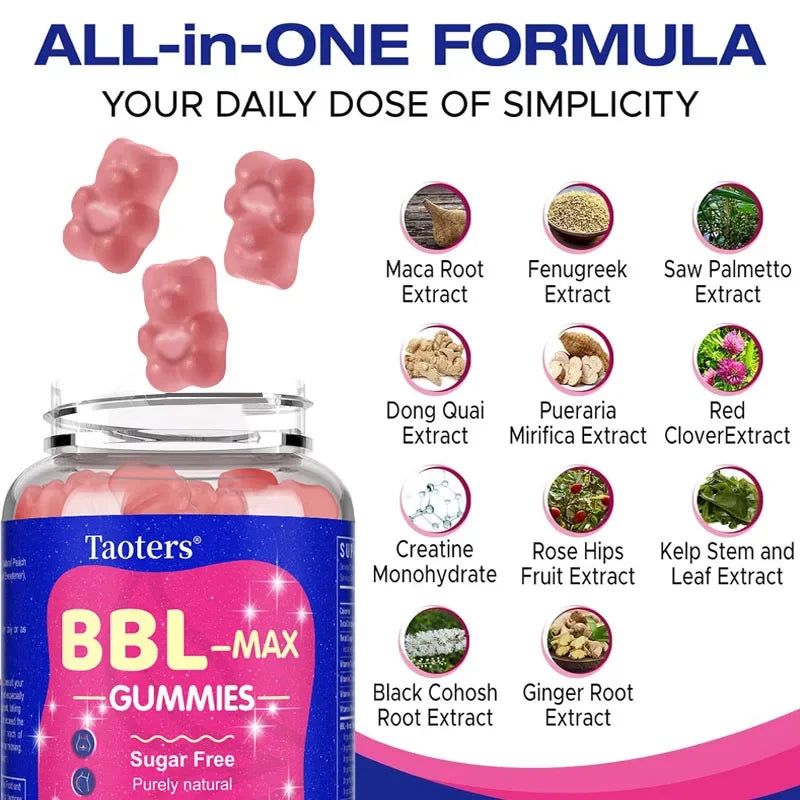 BBL- MAX Buttocks Enlargement Gummies
