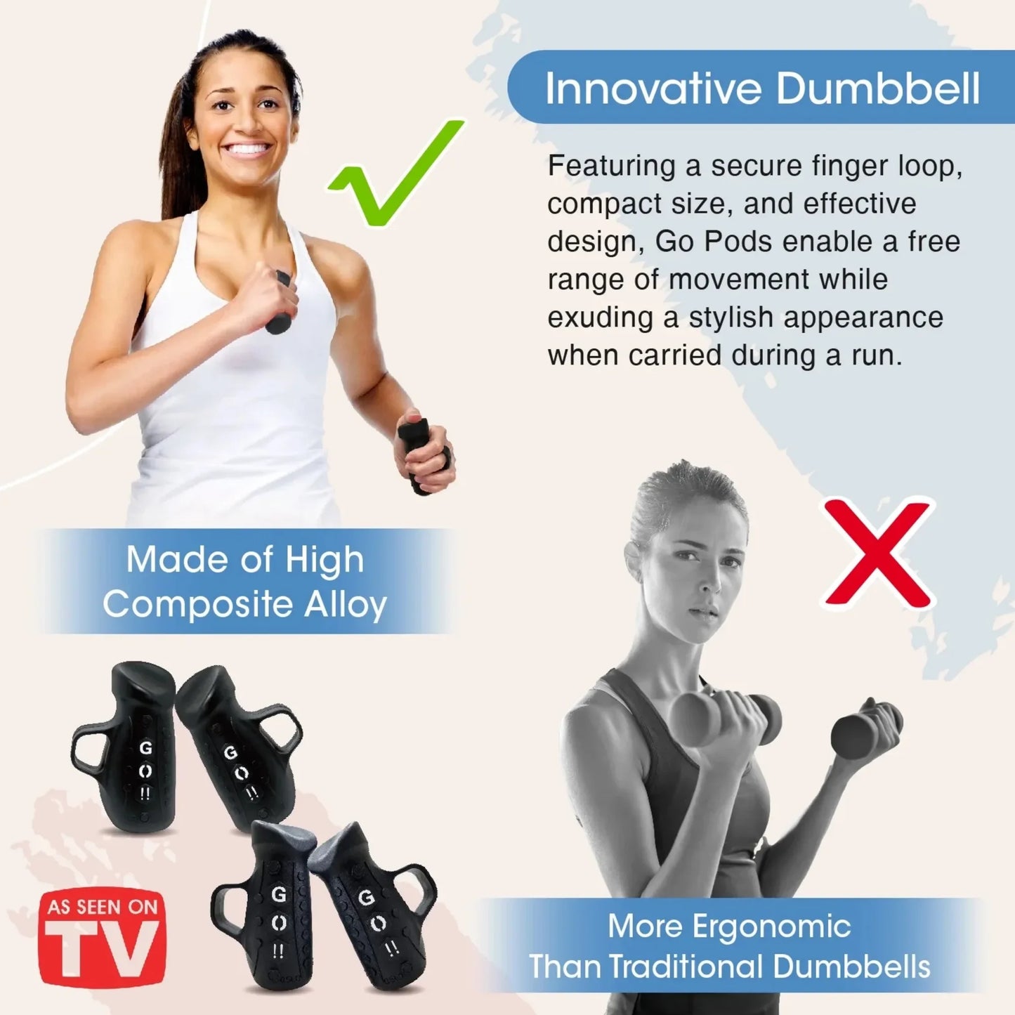 Black Dumbbell Set