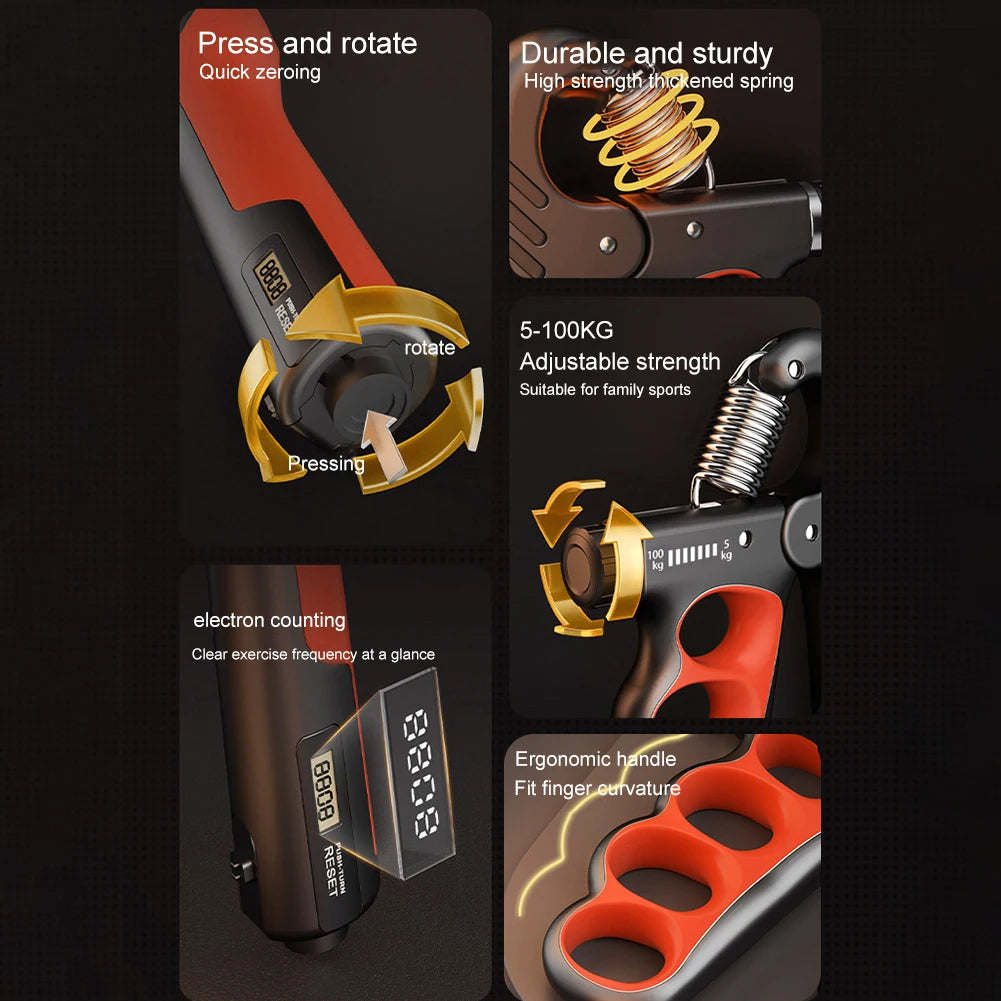 5-100kg Grip Strength Trainer