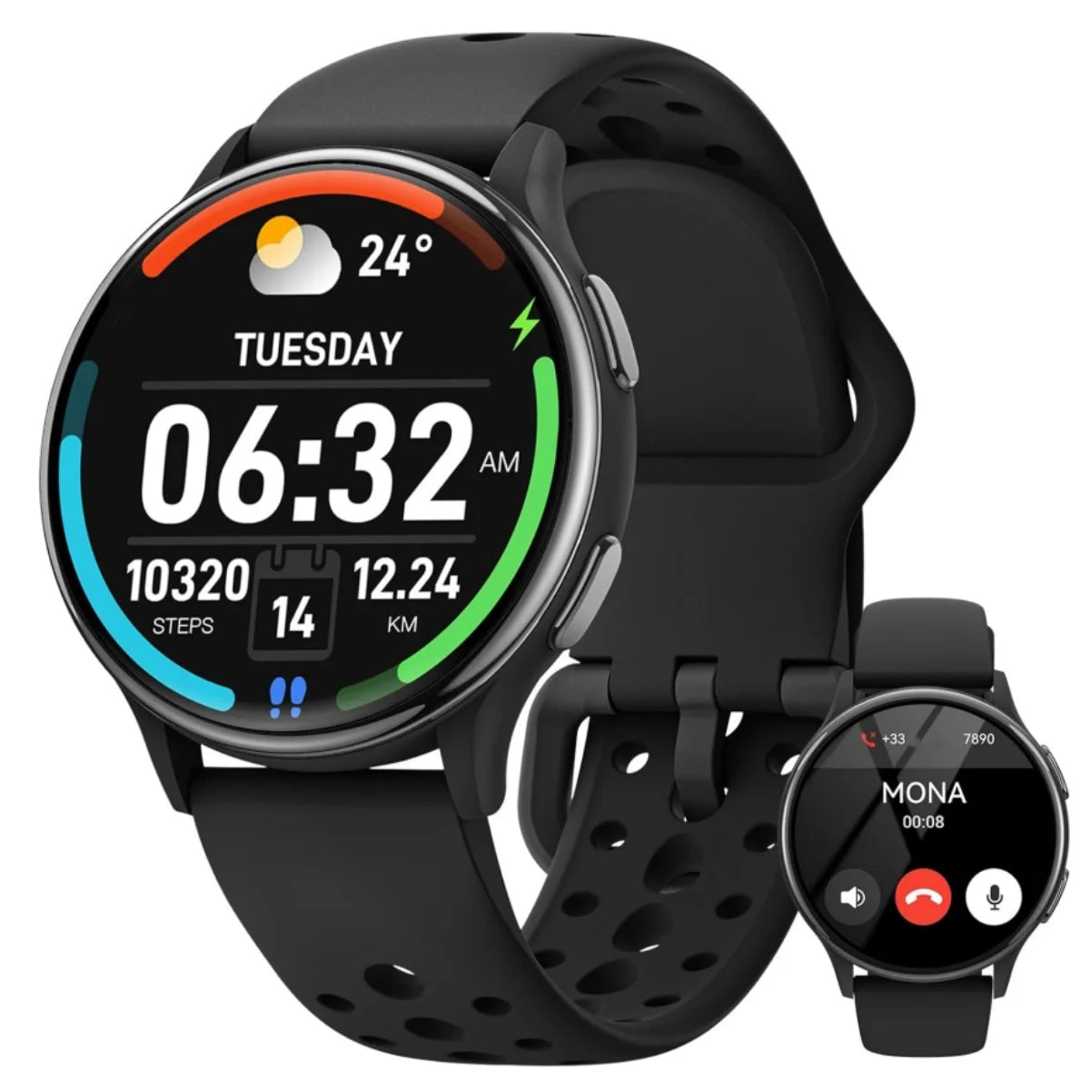 Smart Fitness Watch – Track Steps, Heart Rate & Sleep