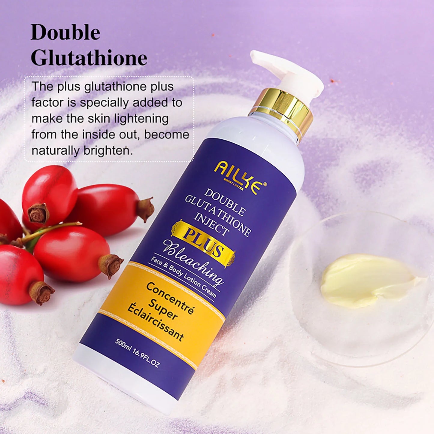 Double Glutathione Serum and Body Lotion