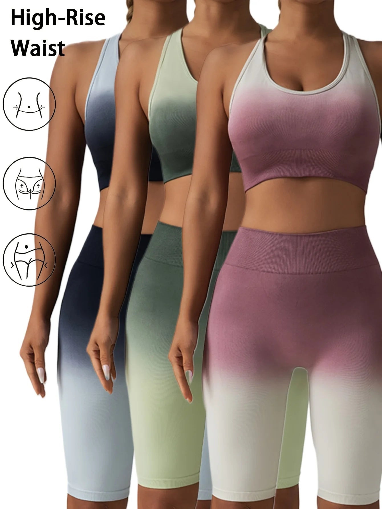 3 Pack Yoga Sport Shorts