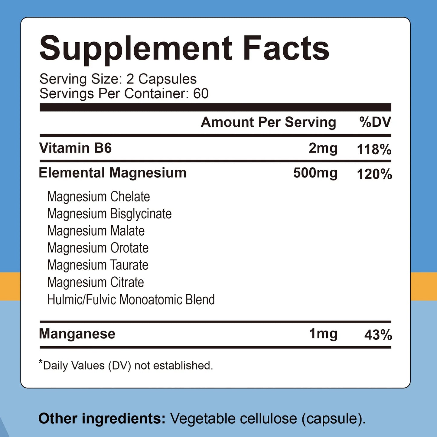Multiple Magnesium Complexes Capsules