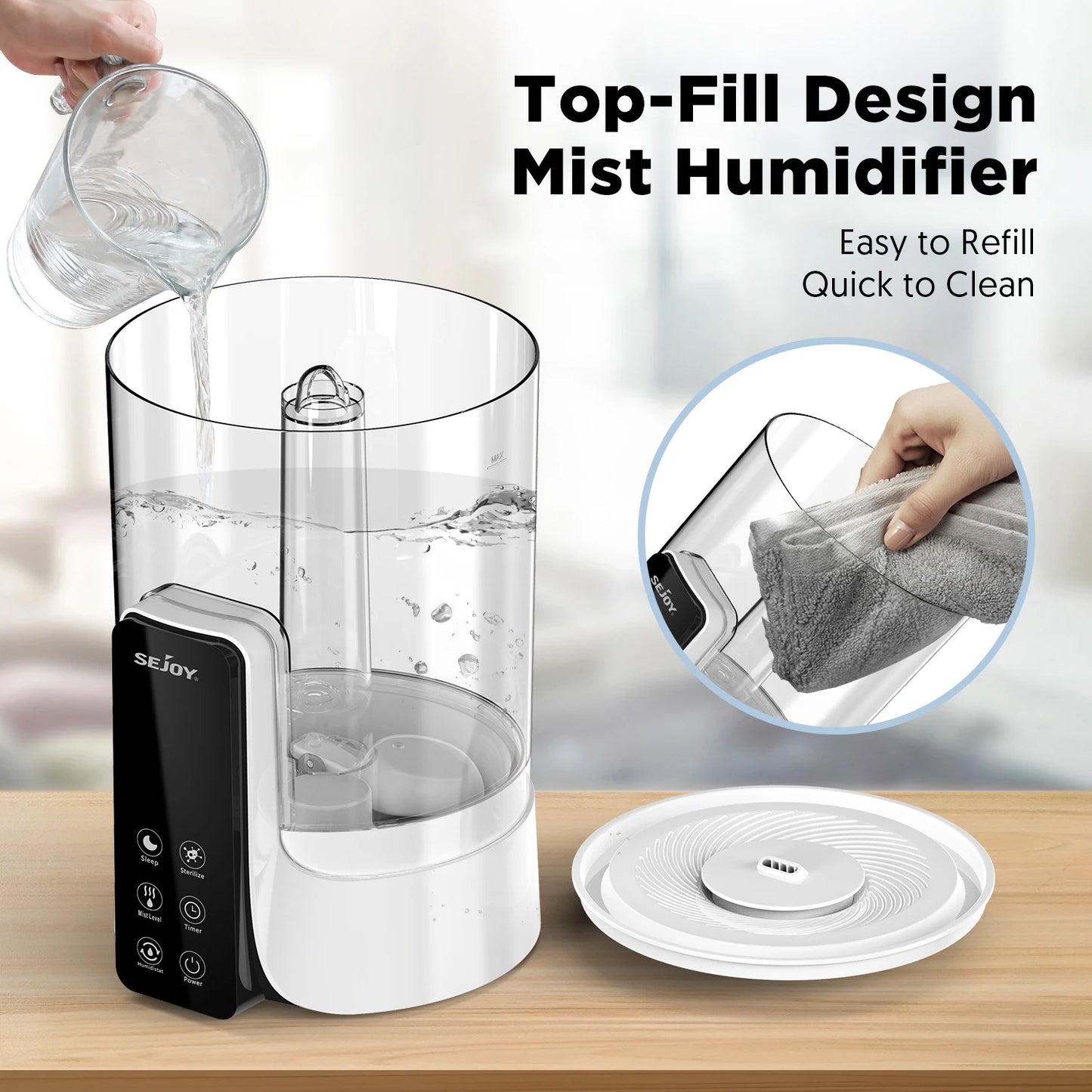 6L Air Humidifier Professional Large Capacity