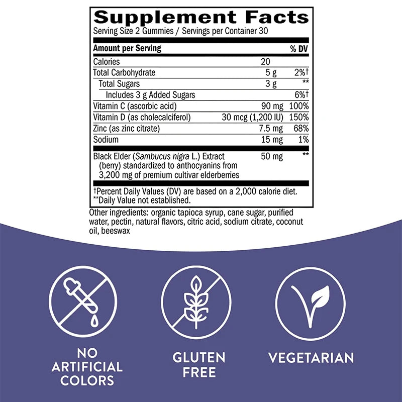 Elderberry Gummies with Vitamins