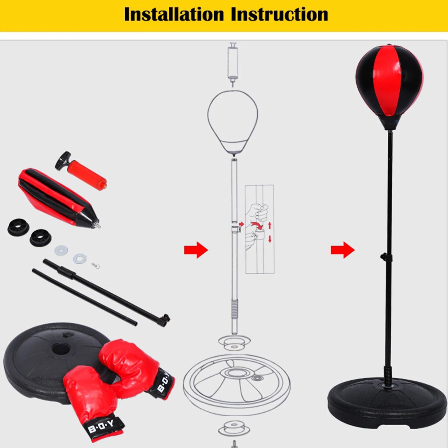 Children Boxing Set w/Gloves