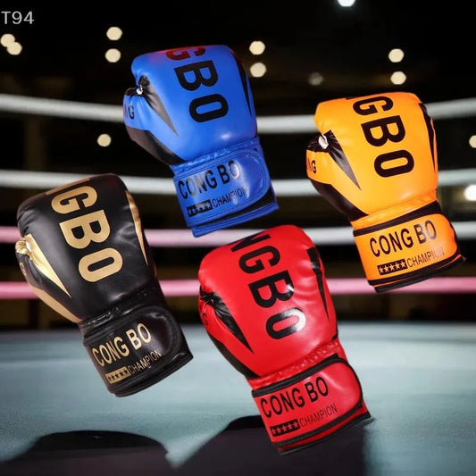 Kids Leather Breathable Boxing Gloves