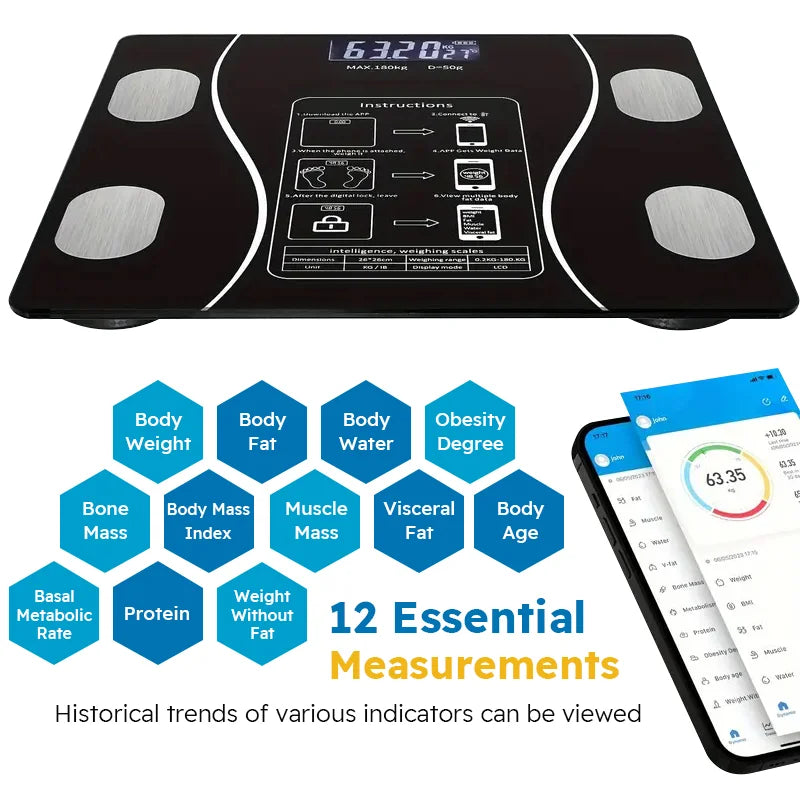 Smart Body Wireless Fat Scale