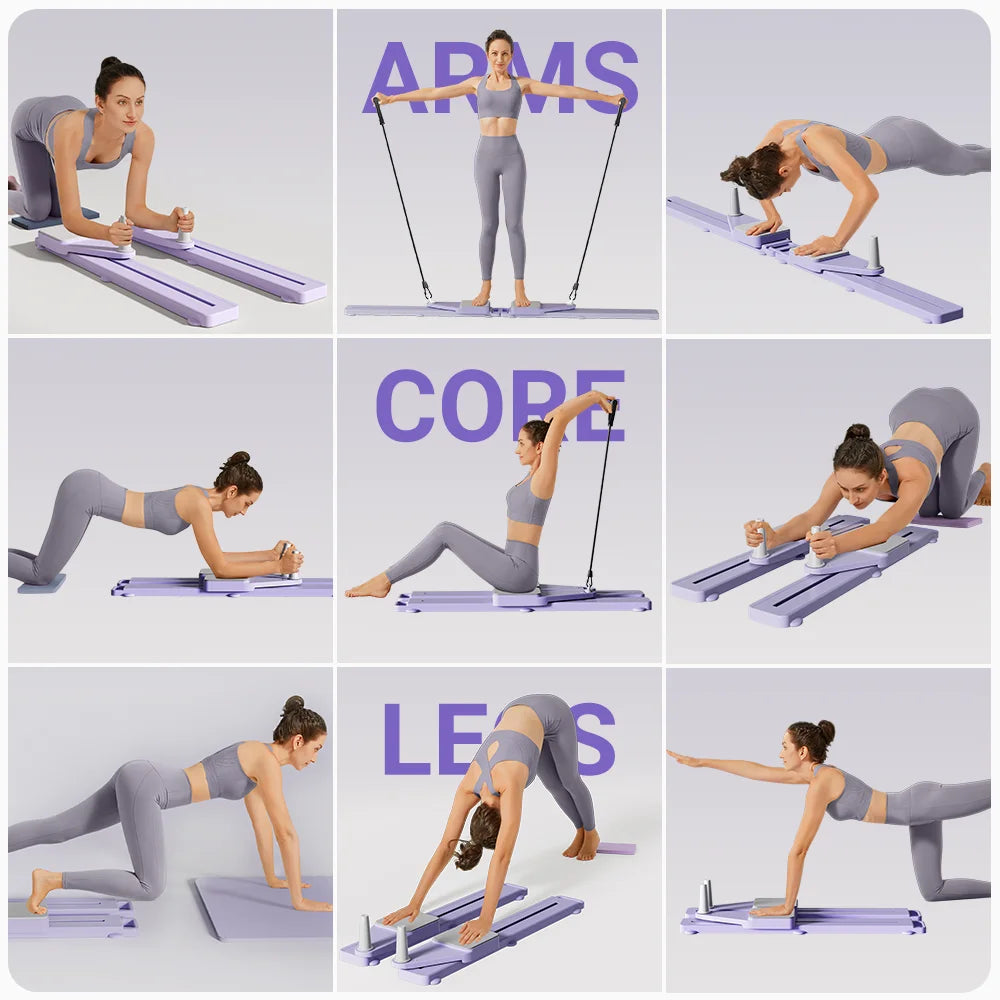 Abs & Ski Board - Portable Core/Leg Trainer